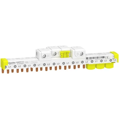 Pieptene cu conectori Acti9 iC40 3P+N 12m 18mm Schneider A9XPP712