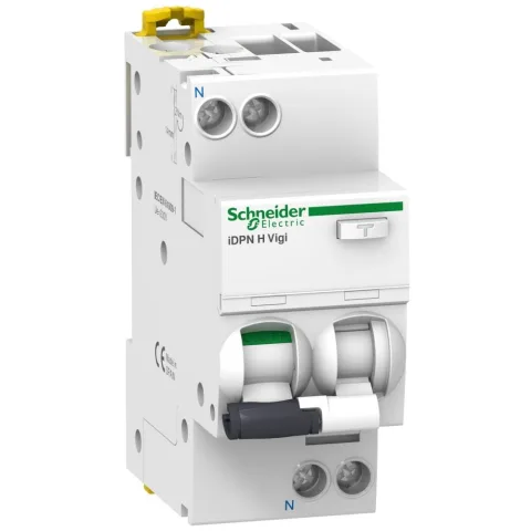 Intrerupator diferential RCBO - 1P+N - 20A - B Curve - 10000A - 30mA - tip A A9D07620