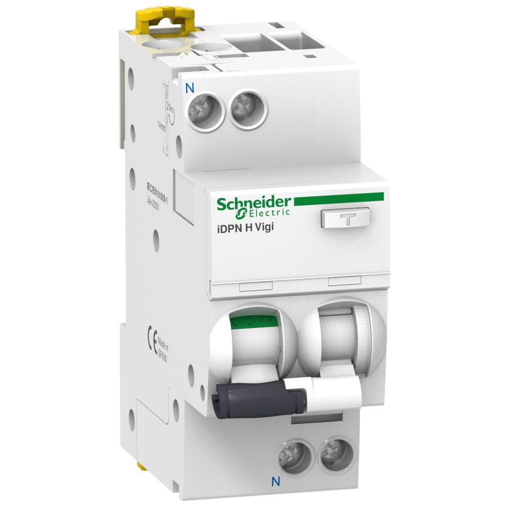 Intrerupator diferential RCBO 1P+N - 32A - Curba B - 10kA - 30mA - tip A Schneider A9D07632