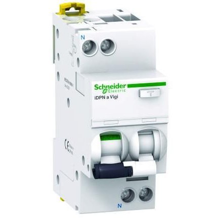 Disjunctor diferential iDPNa Vigi 1P+N 10 A 30 mA tip AC Schneider A9D34610