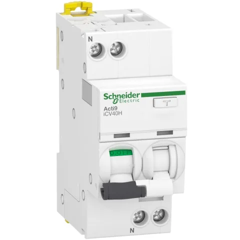 Intrerupator automat cu diferential RCBO Acti9, ICV40H 1P+N 10A/30mA 10kA tip A Schneider A9DC4610