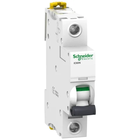 Siguranta automata Acti9 Ic60N 1P, 63A, curba B, 6kA, Schneider A9F73163