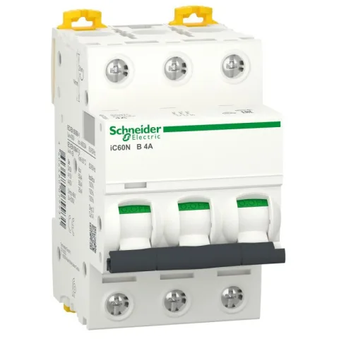 Siguranta automata Acti9 Ic60N 3P 4A curba B Schneider A9F73304