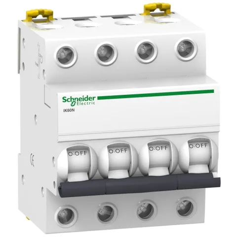 Siguranta automata Acti9 IK60N 4P, 6 A, curba B Schneider A9K23406