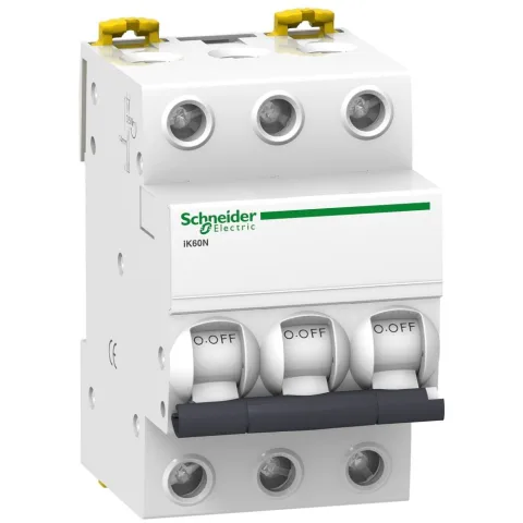 Siguranta automata Acti9 IK60N, 3P, 6A, curba B Schneider A9K23306