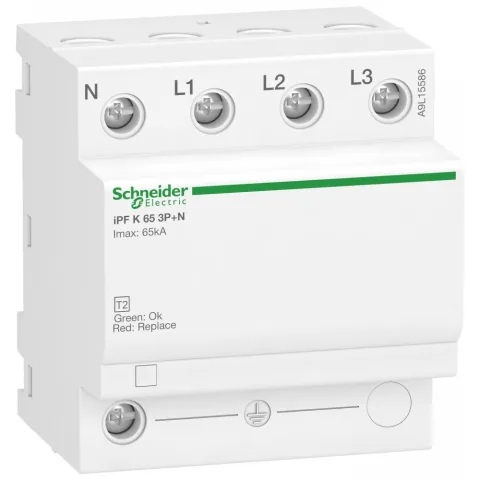 Descarcator modular IPF65, 3P+N, 340V Schneider A9L15586