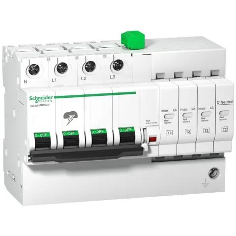 Descarcator modular Iquick Prd40R 3P+N, 264V, cu transfer la distanta Schneider A9L16294