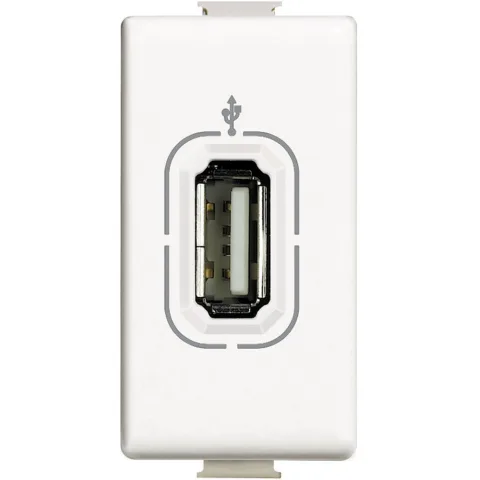 Priza usb 1 modul Bticino Matix AM4285, alb