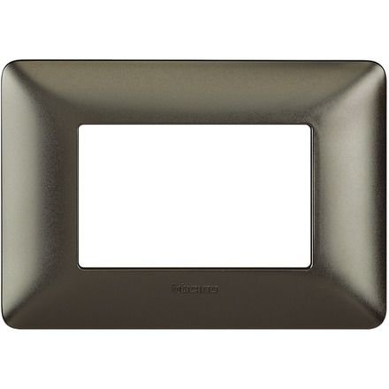 Rama ornament 3M negru nichel Matix Bticino AM4803GNN