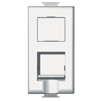 Priza date RJ45 CAT5E 1M Matix Bticino AM5979C5E, alb