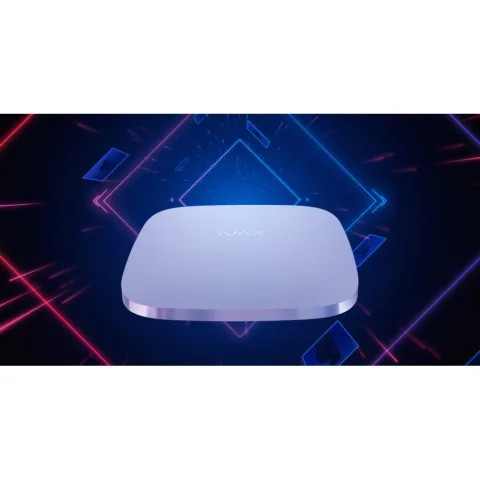 Centrala alarma wireless, LAN incorporat, si comunicator Dual-sim GSM LTE/GPRS Ajax Hub2 4G WH