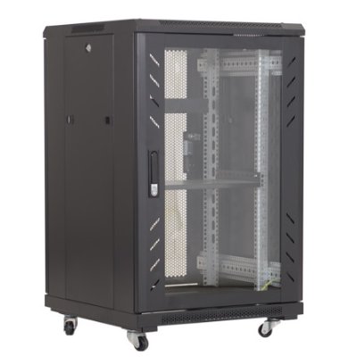 Rack podea 27U 19" ASYTECH Networking ASY-27U-6060E, 600x600mm, negru
