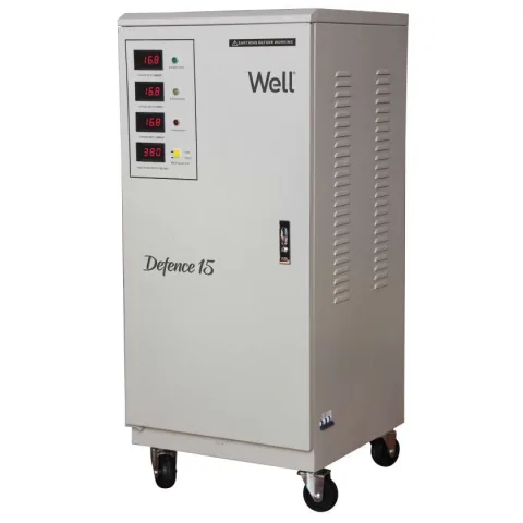 Stabilizator automat de tensiune trifazat cu servomotor 15KVA/12KW Well AVR-SRV/TRI-DFC15KVA-WL