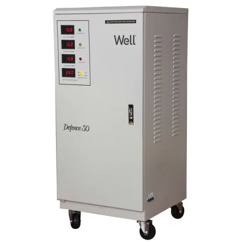 Stabilizator automat de tensiune trifazat cu servomotor 30KVA/ 24KW Well AVR-SRV/TRI-DFC30KVA-WL