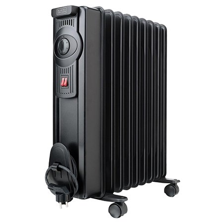 RADIATOR electric cu ULEI, 9 ELEMENTI, 1500W BLACK&DECKER BD-BXRA1500E
