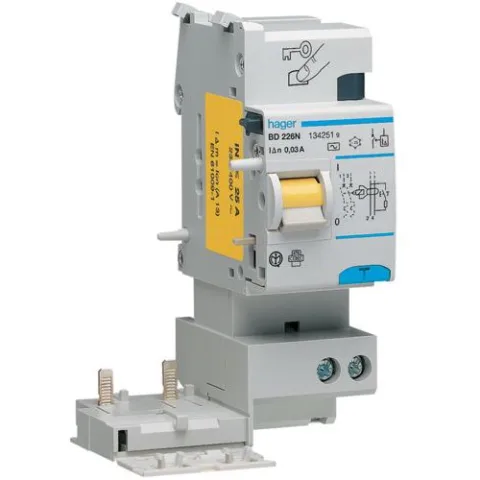 Bloc diferential 2P 40A 30mA Hager BD241N