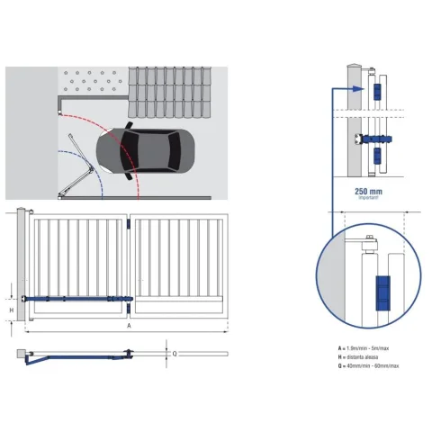 Sistem Fac Bi-Folding ideal pentru spatiile de acces mic KC7101.060