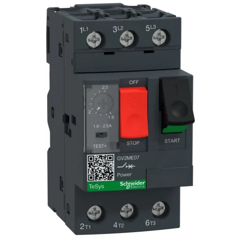 Disjunctor motor 1.6-2.5A Schneider GV2ME07AP