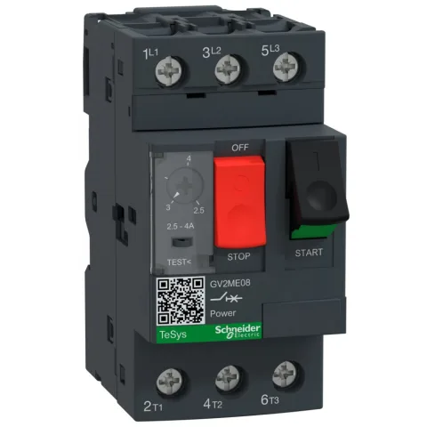 Disjunctor Motor Schneider GV2ME08AP 2.5-4A , 50Hz, 3P