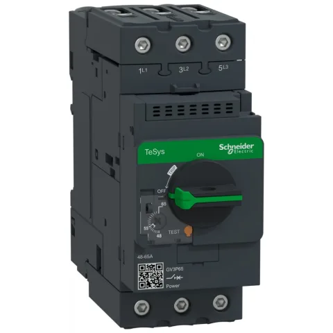 Disjunctor Motor Schneider Tip GV3P65, termo-magnetic. 48-65A - Conectori BTR everlink