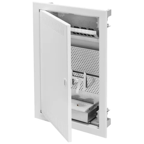 Tablou multimedia 48 module cu usa metalica Gewiss GW40174N