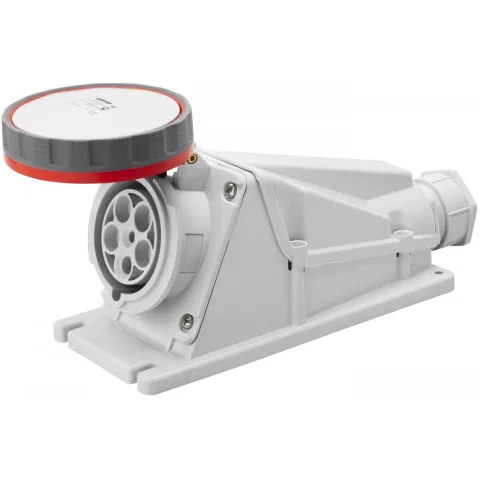 Priza industriala aplicata 3P+N+E 63A 380-415V IP67, 6H Gewiss GW63527