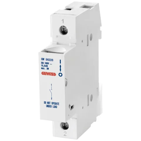Port fuzibil pentru sisteme fotovoltaice 1P 20A 10,3X38 1000V DC GW96226