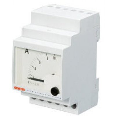 Ampermetru analog conectare directa 0-30A 3 module Gewiss GW96873