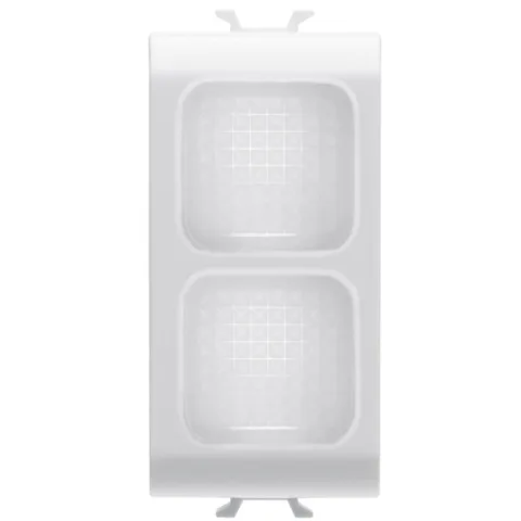 Lampa de semnalizare dubla transparenta Gewiss Chorus GW10628, alb