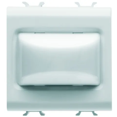 Lampa semnalizare reliefata transparenta 2 module 12V ac/dc / 230V ac Gewiss Chorus GW10631, alb