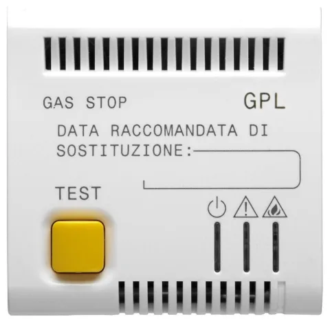 Detector GPL 12V ac/dc 2 module Gewiss Chorus GW10711, alb