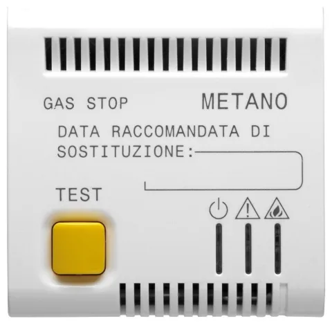 Detector de gaz metan 12V ac/dc 2 module Gewiss Chorus GW10712, alb