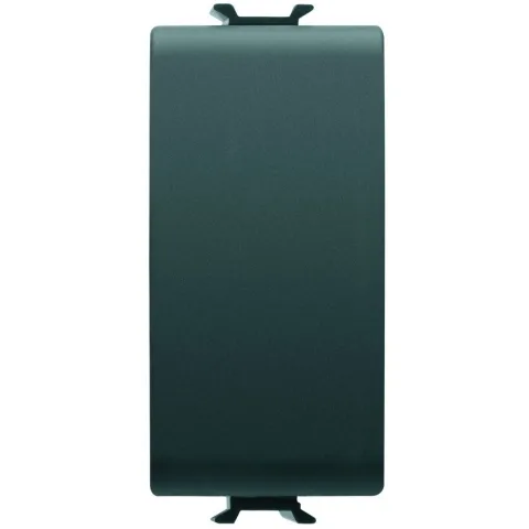 Intrerupator cap cruce 1 modul Gewiss Chorus GW12091, negru satin