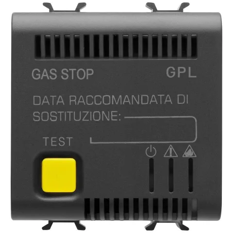 Detector GPL 2M 12V ac/dc Gewiss Chorus GW12711, negru satin