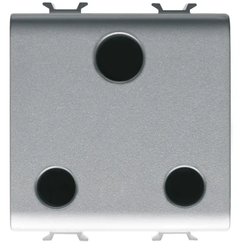 Priza 2M standard britanic Gewiss Chorus GW14297, titan