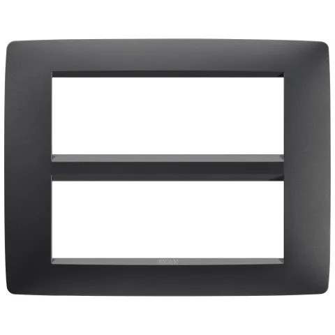 Rama ornament 12 module (6+6) Gewiss Chorus One GW16112VN, negru satin