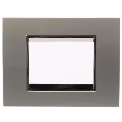 Rama ornament 3 module Gewiss Chorus Lux GW16203VT, titan