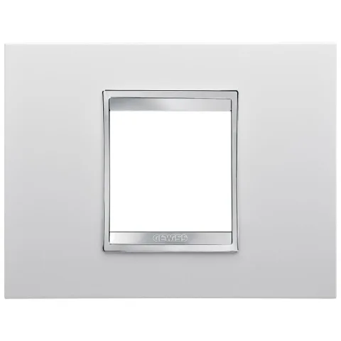 Rama ornament 2 module Gewiss Chorus Lux GW16202TB, alb
