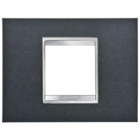 Rama 2 module Gewiss Chorus Lux GW16202VA, ardezie