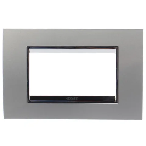 Rama ornament 4 module Gewiss Chorus Lux GW16204VT, titan