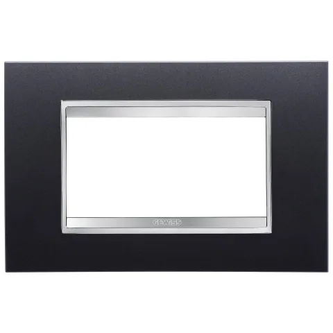 Rama 4 module Gewiss Chorus Lux GW16204VA, ardezie