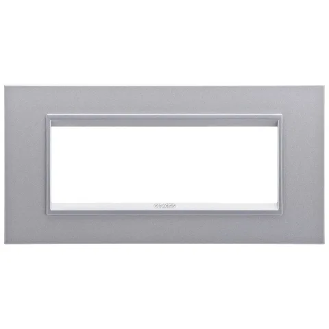 Rama ornament 6 module Gewiss Chorus Lux GW16206YT, titan