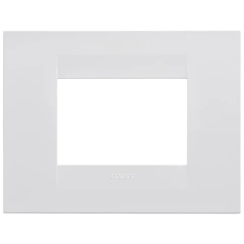 Rama ornament 3 module Gewiss Chorus Geo GW16403TB, alb