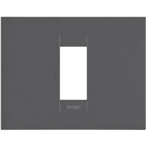 Rama 1 modul Gewiss Chorus Geo GW16401VN, negru satin