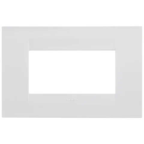 Rama ornament 4 module Gewiss Chorus Geo GW16404TB, alb