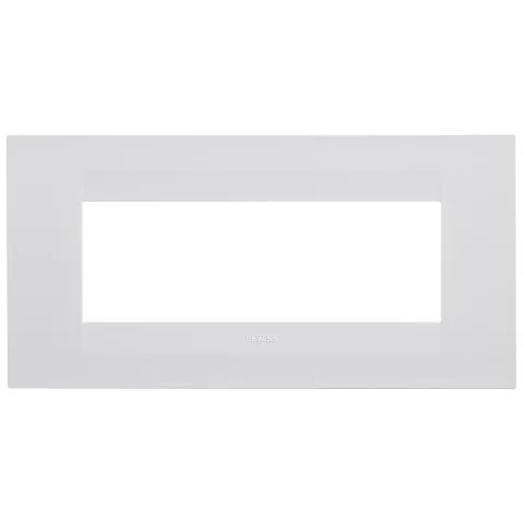 Rama ornament 6 module Gewiss Chorus Geo GW16406TB, alb