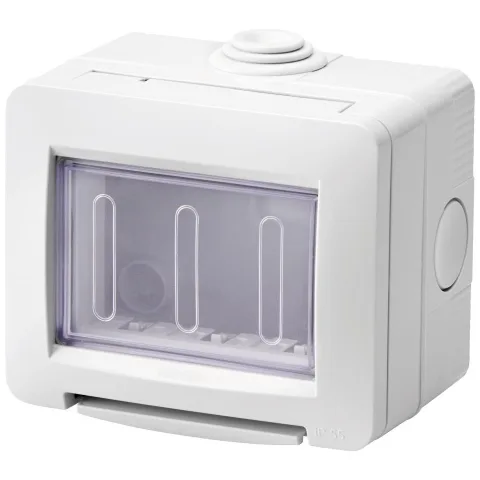 Doza de etansare aplicata 3 module IP55 Gewiss Chorus GW16513