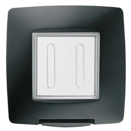 Rama de etansare 2 module IP55 Gewiss Chorus GW16702TN, negru