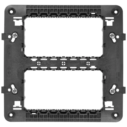 Rama suport 12 module Gewiss Chorus GW16812, alb, negru, titan