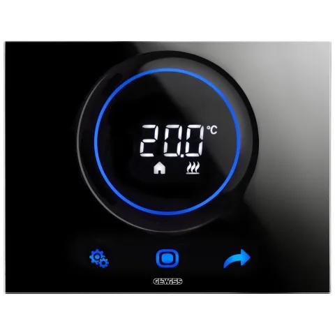 Termostat Termo Ice Wi-Fi PT( aplicat ) Gewiss Chorus GW16970CN, negru